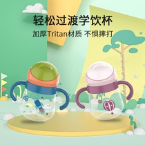 Baby drink cup tritan straw cup Children's kettle Baby drink cup Mother and baby supplies Drink cup Drink cup 735