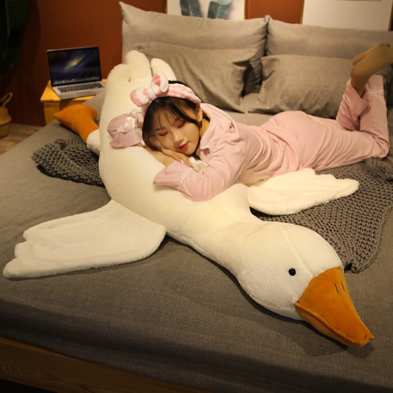 Big White Goose Sleeping Pillow Plush Toy Duck Big Goose Doll Throw Pillow Doll Valentine Gift Wholesale Gift 851 Specification drawing