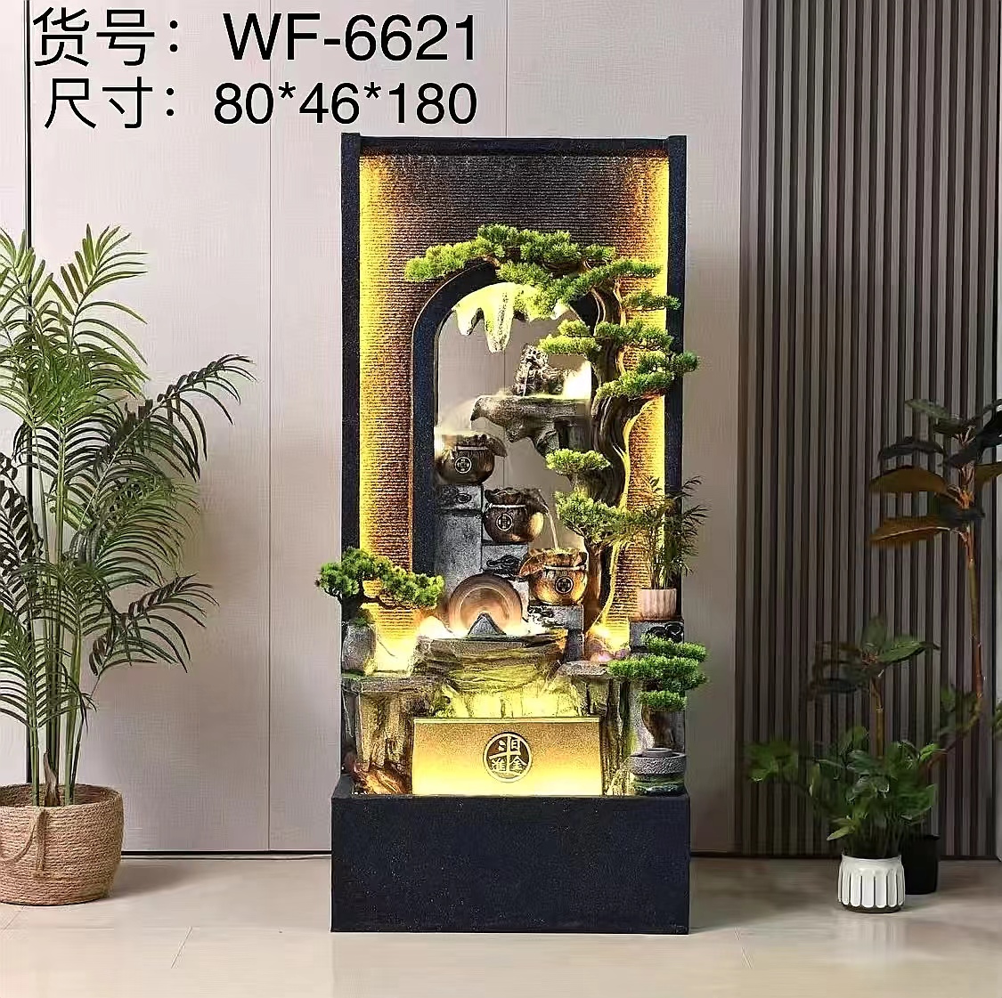 树脂流水/假山流水/摆件产品图