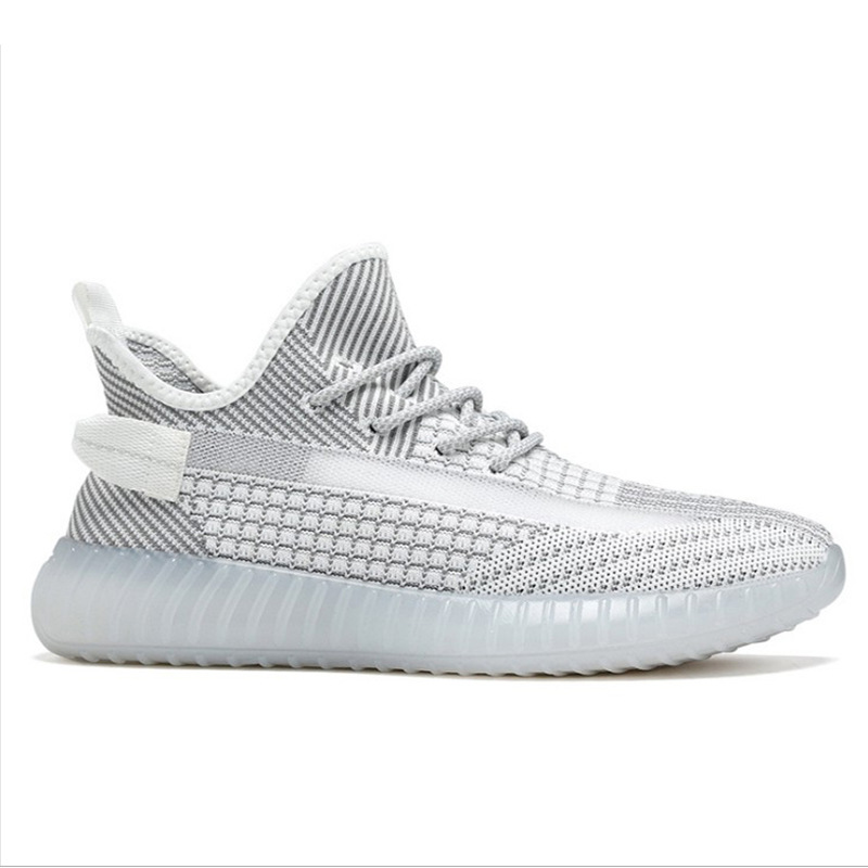 2022 Men's and women's coconut shoes spot wholesale mesh breathable flying woven sneakers fall popular running shoes couple model 578 Item Picture