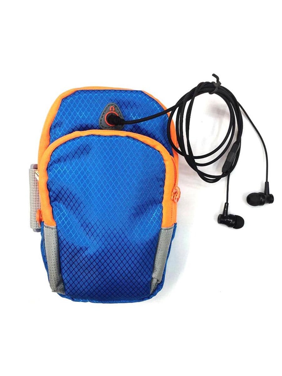 Outdoor multi-functional dual-pocket portable running men's and women's waterproof mobile arm bag, fitness and sports mobile arm strap with touch screen details Picture