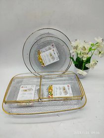 Diameter 25PET plate Home dining plate Transparent tea cup water cup tea tray Plastic cup tray