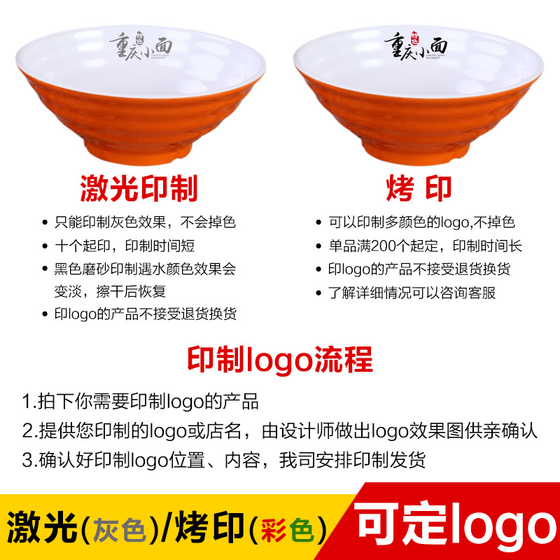 Noodle bowl Japanese ramen bowl Commercial imitation porcelain melamine tableware plastic bowl Rice noodles spicy hot bowl Beef noodle bowl 631 Application Scenario