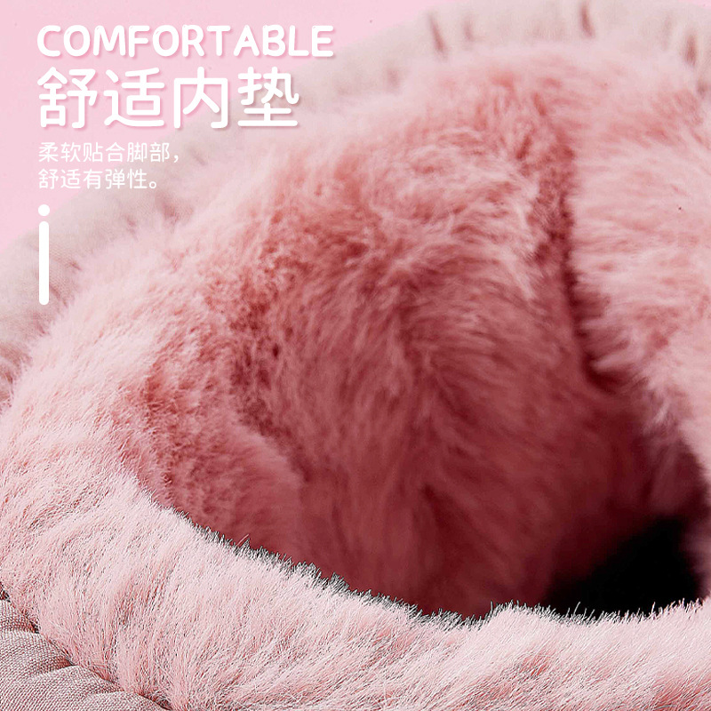 Children's cotton slippers winter cute warm boys and girls home cotton tow bag with baby snow boots a generation 882 Application Scenario