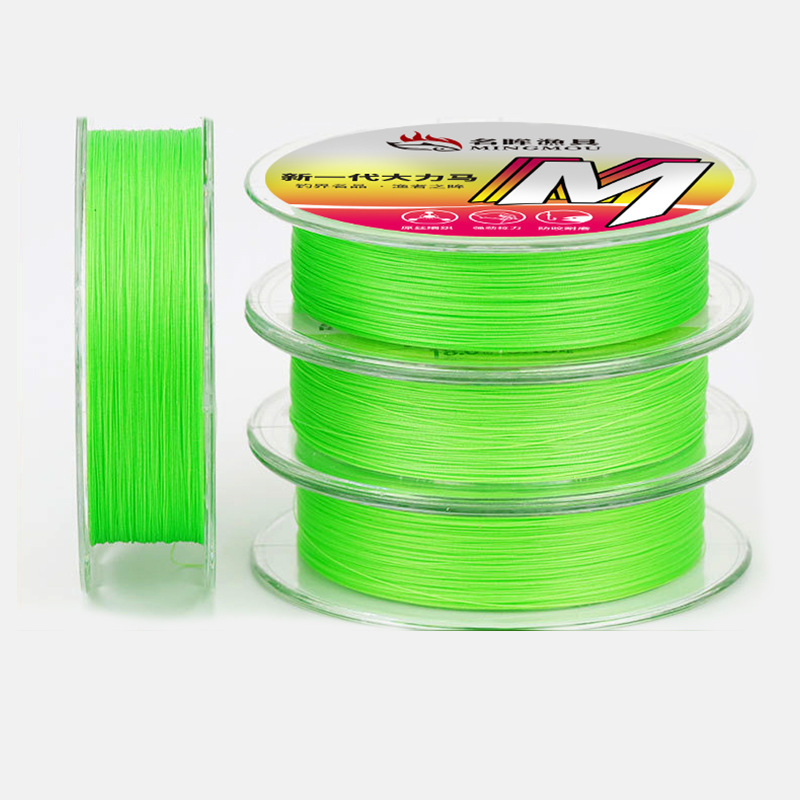 No fade ygk green road line strong horse fishing line 8 braided PE line main line raw silk braided line wholesale fishing line 836 finished products Item Picture