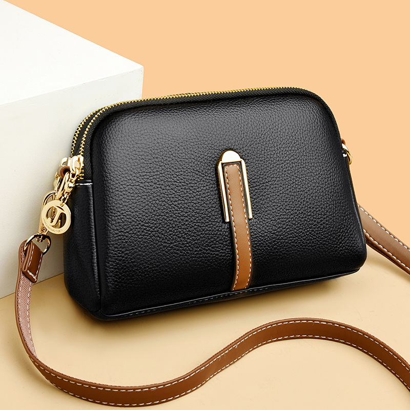 Trend women's bag new spring/summer shell bag Korean version simple shoulder bag purse texture foreign style crossbody small bag 905 full figure