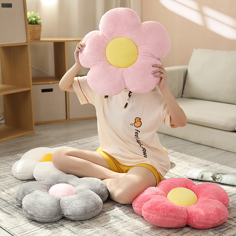 Flower seat cushion butt cushion sofa bay window bedroom floor chair cushion Sunflower cushion carpet living room wholesale gifts 817 Specification drawing
