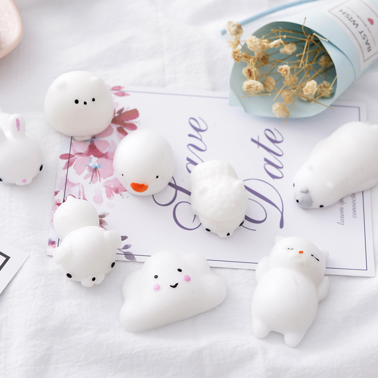 Cute little super cute office decoration vent stress relief toy stalls super cute animal Knead music wholesale 211 details Picture