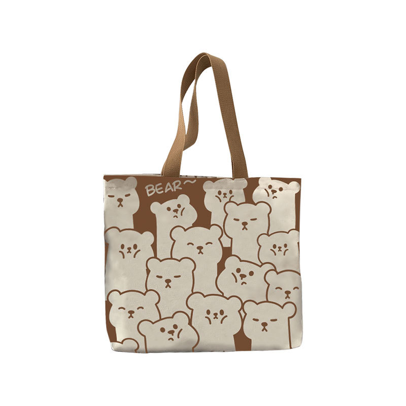 Canvas bag women's large capacity explosive handbag original bag college students shoulder bag wholesale a factory 811 Item Picture