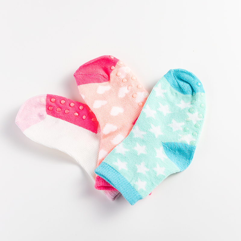 Spring and autumn children's and baby socks, pure cotton girls' socks, mid-calf socks, floor socks, baby socks Item Picture