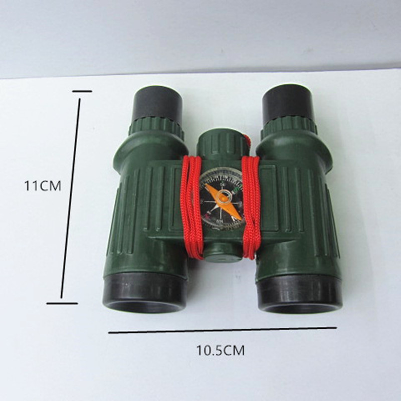 儿童益智玩具批发军事玩具塑料望远镜系列11CM军绿详情图2