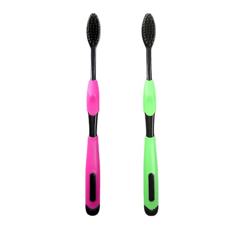 Ai Shukou Korean version bamboo charcoal toothbrush manufacturers directly for adult soft hair ITO independent installation of Tiktoin bamboo toothbrush wholesale 847 Item Picture
