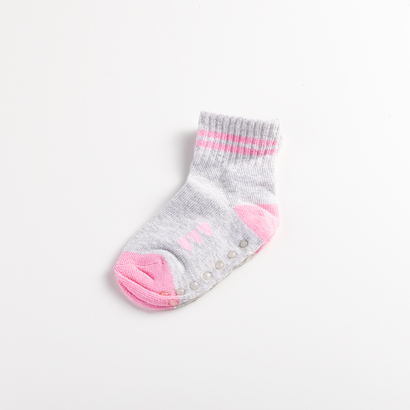 Baby girl socks, pure cotton socks, baby spring and autumn mid-calf socks details Picture