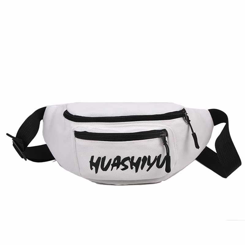 Network red ins bag female 2021 Korean version of the new Harajuku tooling day chest bag student canvas crossbody bag tide 543 Item Picture