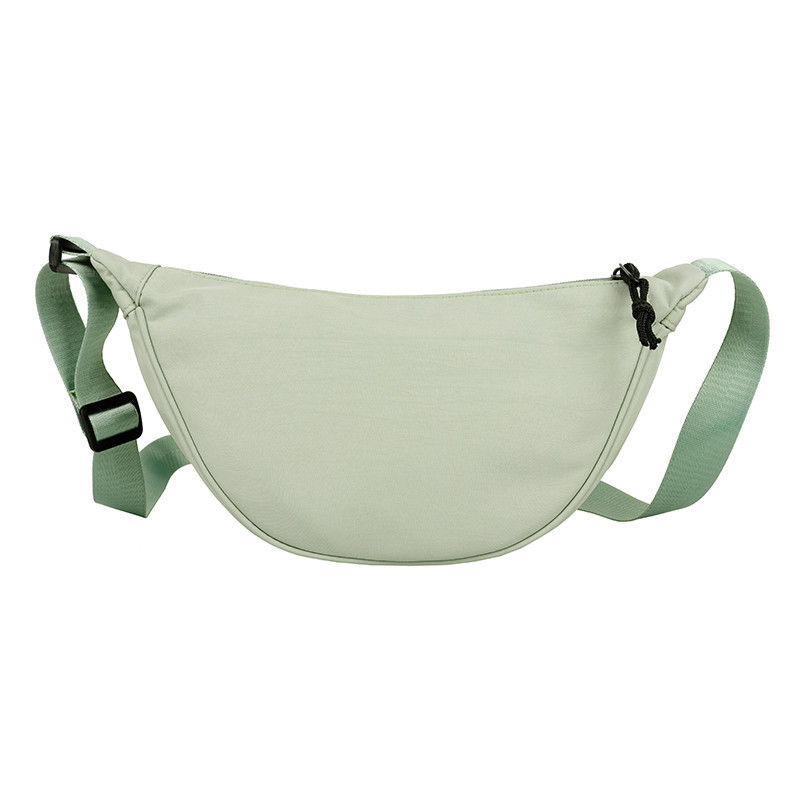 Nylon crossbody bag female fashion dumpling bag lightweight small crossbody bag underarm bag simple single shoulder canvas bag 28 Item Picture
