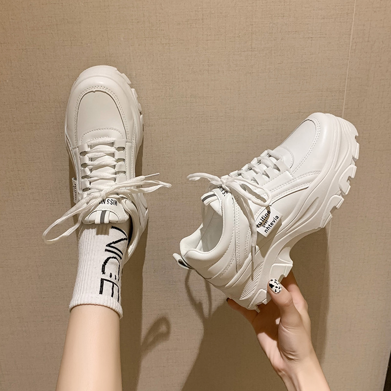 Women's shoes ins fashion shoes network red 2020 summer new big size 41-43 father shoes female students all match sports shoes female 712