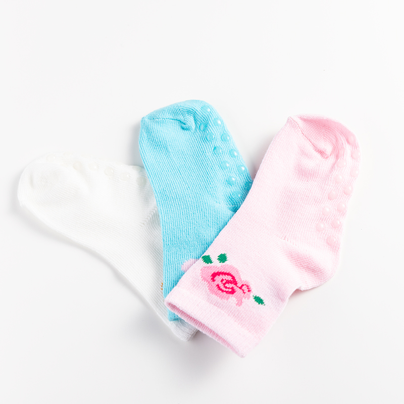 Spring and autumn children's socks, baby socks, pure cotton baby socks, mid-calf socks Item Picture