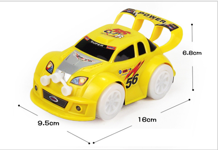 Children's toy car super dazzling universal light music car children's toy electric toy racing hot wholesale 230 Item Picture