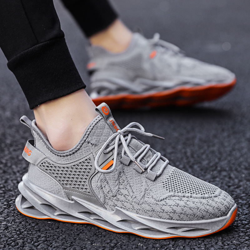 Men's shoes cross-border spring and autumn new comfortable Korean version of the trend casual shoes students running shoes Male sports shoes manufacturers wholesale 308 Application Scenario