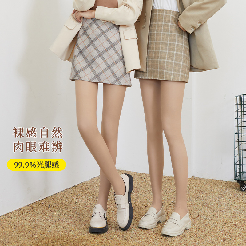 Bare legs diva women's autumn and winter leggings wear double pants plus fleece thickened warm large size one water socks wholesale 688 Specification drawing