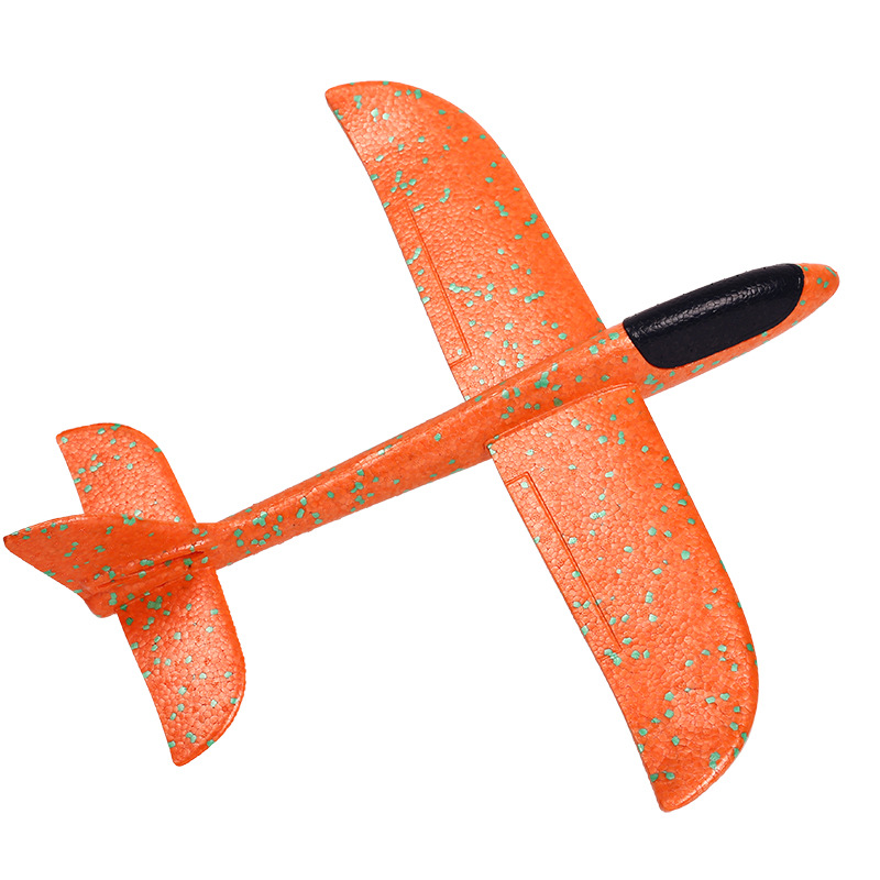 49cm large luminous foam aircraft wholesale night market hand thrown gyroscope aircraft model outdoor children's model aircraft toy 197 Item Picture