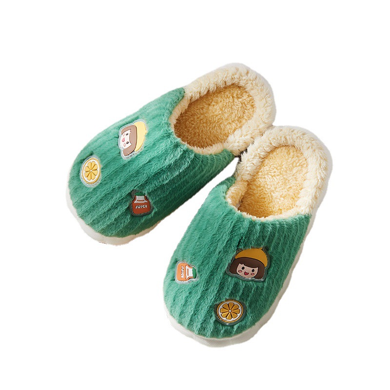 Children's cotton slippers Autumn and winter Korean cartoon boys and girls home warm princess non-slip soft bottom baby cotton drag 49 Item Picture