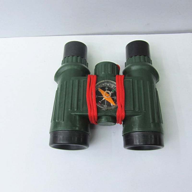 儿童益智玩具批发军事玩具塑料望远镜系列11CM军绿详情图1