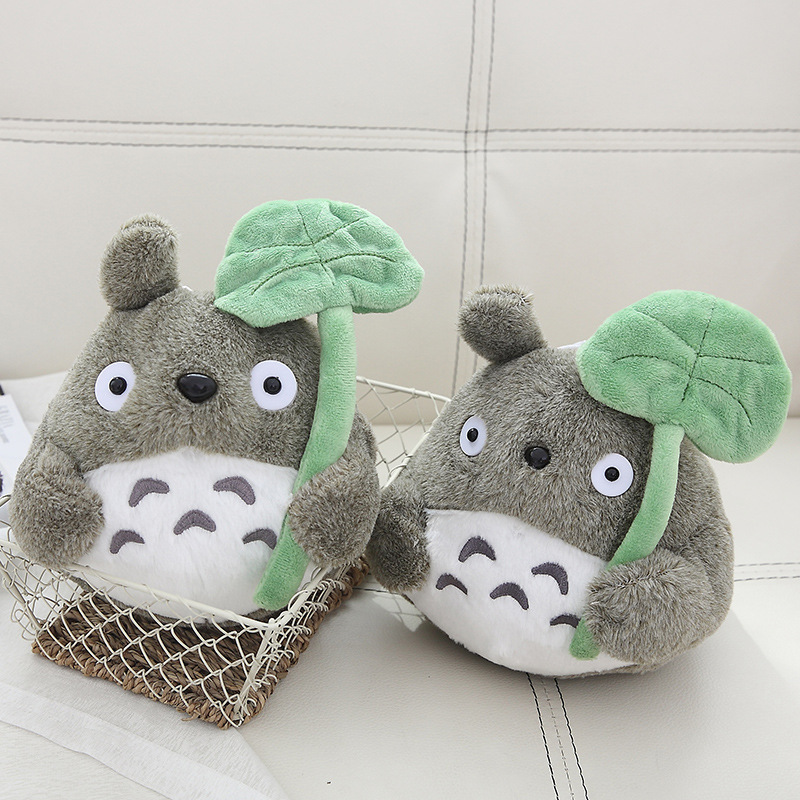 Creative cute Totoro doll plush toy sleeping pillow super Muppet doll bed soothing female birthday gift 191 full figure