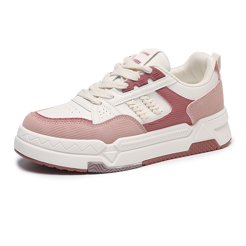 Small white shoes women 2022 autumn new Korean version of all female students thick soles board shoes casual sports shoes women's shoes 618630 Item Picture