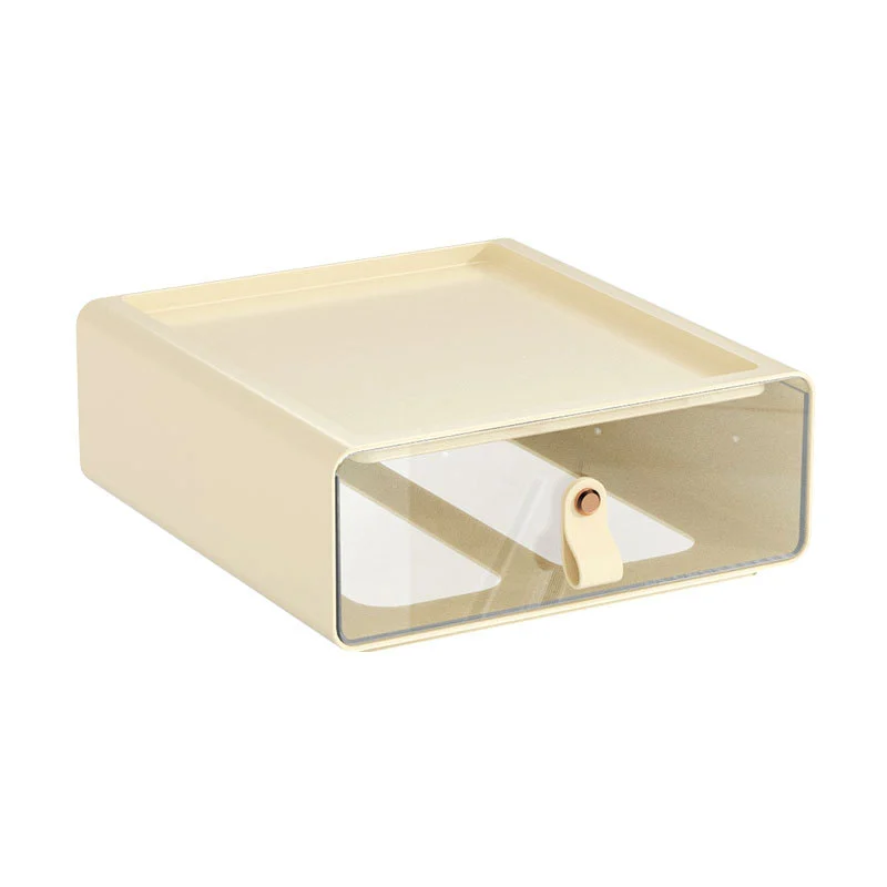 K10-2746 Transparent drawer storage box is a large-capacity storage box and cabinet that can be stacked on the desktop of an office and dormitory detail image 16