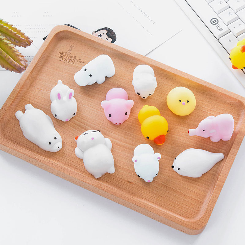 Cute little super cute office decoration vent stress relief toy stalls super cute animal Knead music wholesale 211 Specification drawing