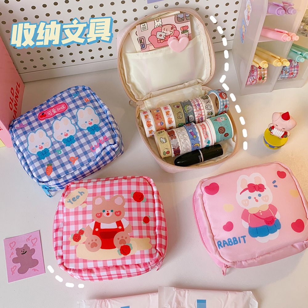 Sanitary napkin storage bag Portable mini bag Monthly cotton Large capacity coin purse Sanitary napkin bag 179