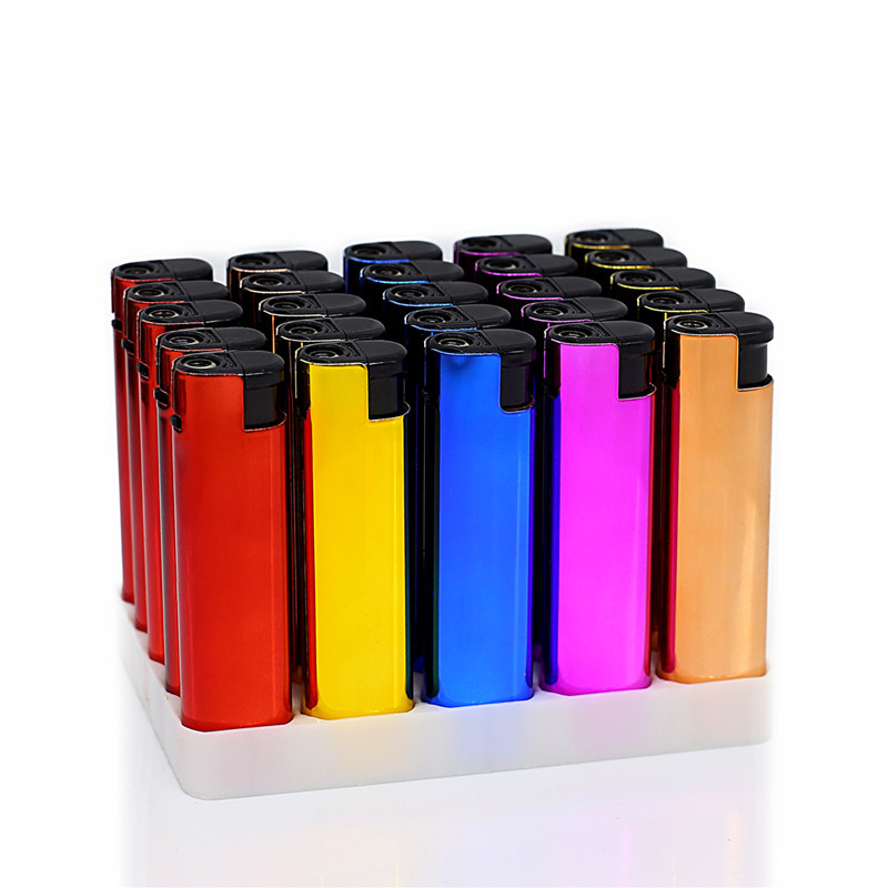 Manufacturers wholesale metal windproof lighter plus logo printing advertising laser engraving disposable windproof lighter 270 Item Picture