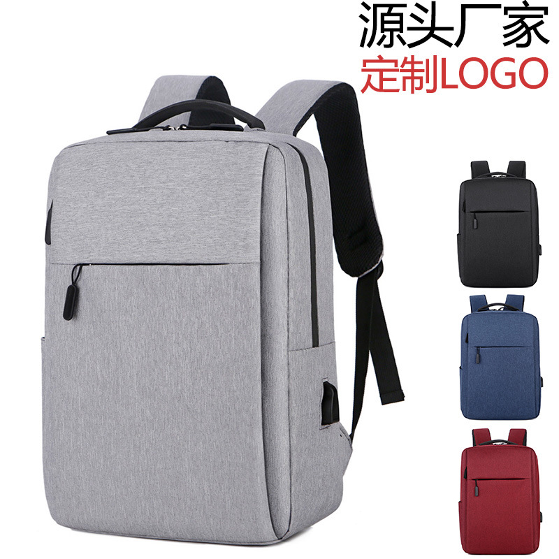2022 Backpack Men's casual usb Women's Sports Backpack Business Computer Bag Travel Backpack printed logo430 full figure