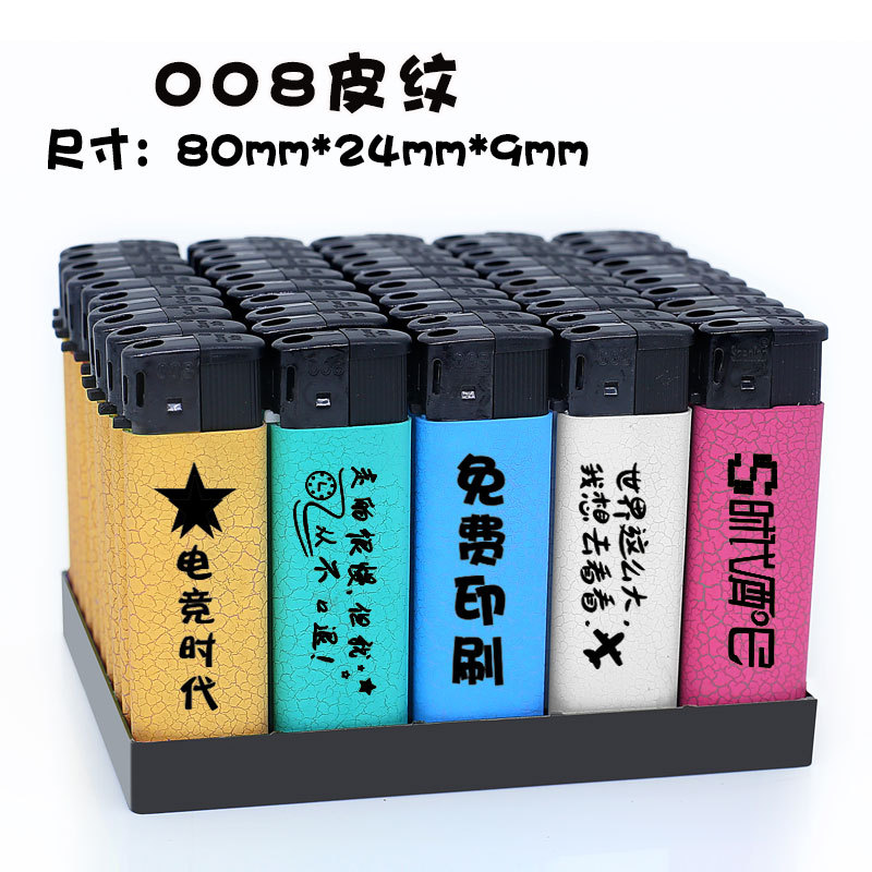 Wholesale disposable lighters must be made to print advertising logo metal lighter lettering wheel 435 Application Scenario