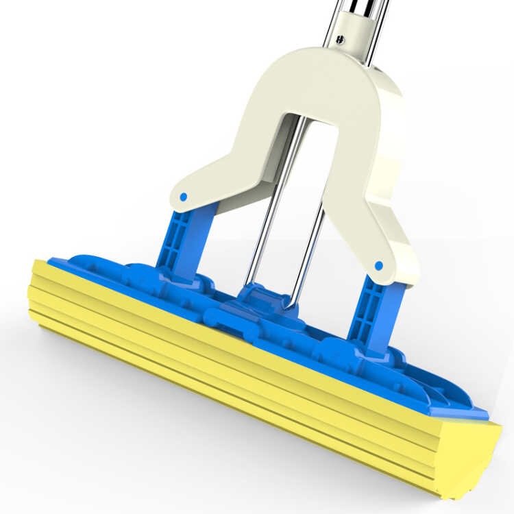Factory Direct 28CM mop Lazy man folding rubber cotton mop free hand wash mop Lazy man household sponge mop 204
