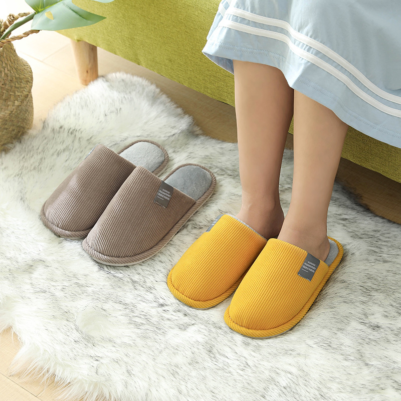 Cotton slippers home wholesale men's full package with winter indoor thick bottom home non-slip stall month woolly slippers female 708 Specification drawing