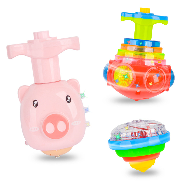Net red children's luminous toys light music gyroscopic toys boys and girls stalls square wholesale cross-border 683 Item Picture