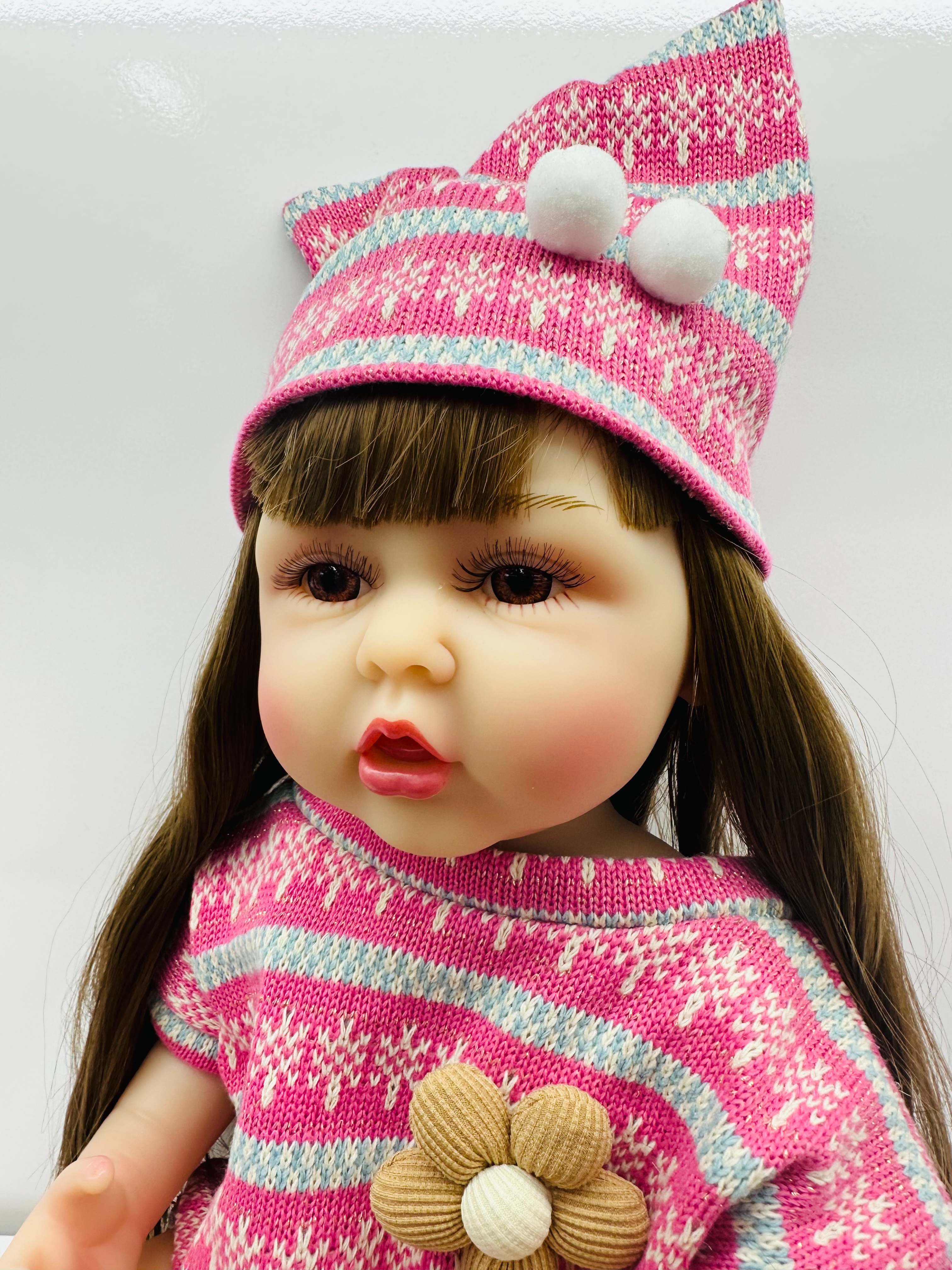 55Cm Soft Glue Simulation Baby Optional Rapunzel Hair Reborn Doll Application Scenario