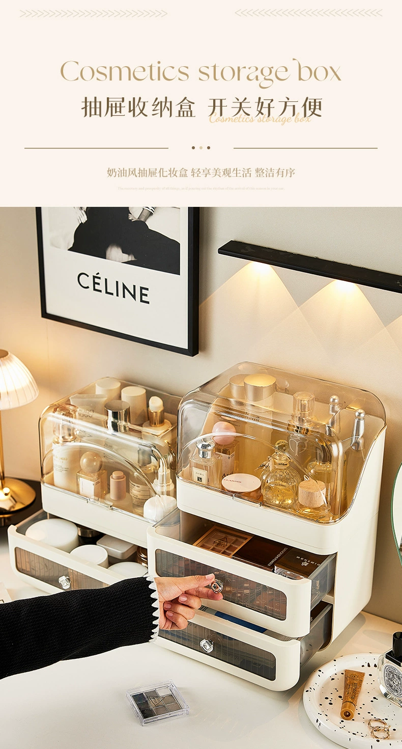 Y169-129 Cosmetics Storage Box, Cosmetics Box, Desktop Storage Cabinet, Item Organization Box, Cosmetics Storage cabinet