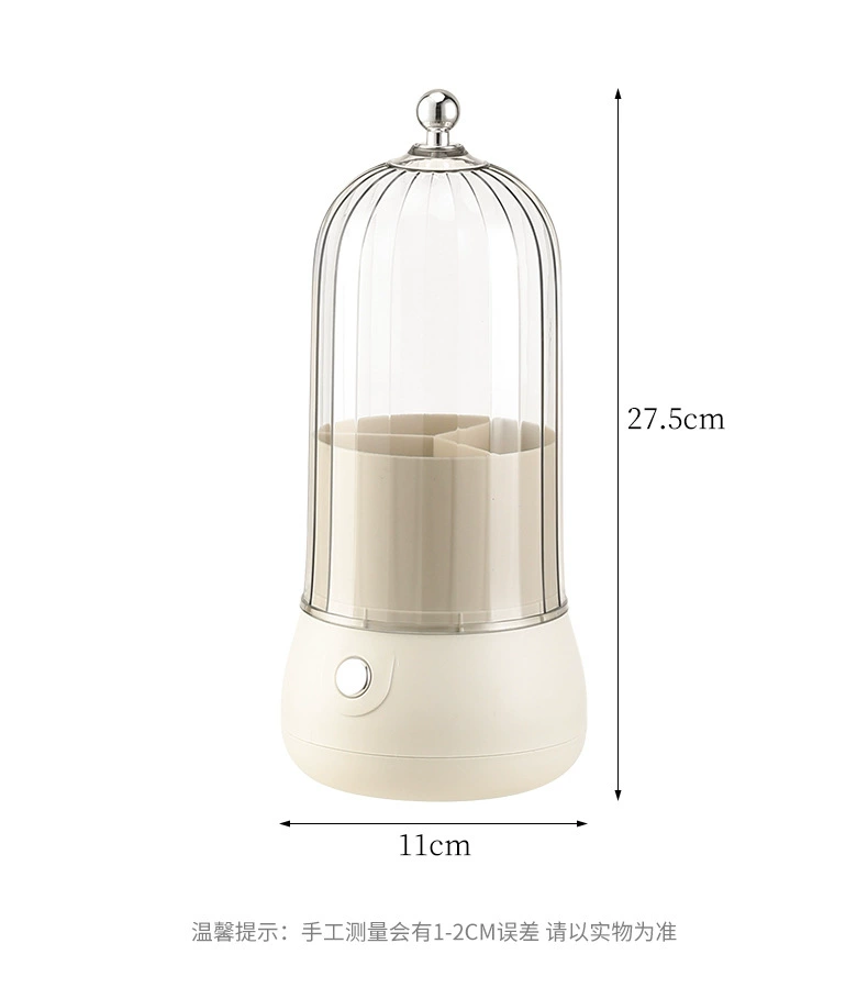 Y169-217 Rotating makeup brush storage cylinder, desktop cosmetics storage box, dressing table organizing box, storage cylinder detail image 9
