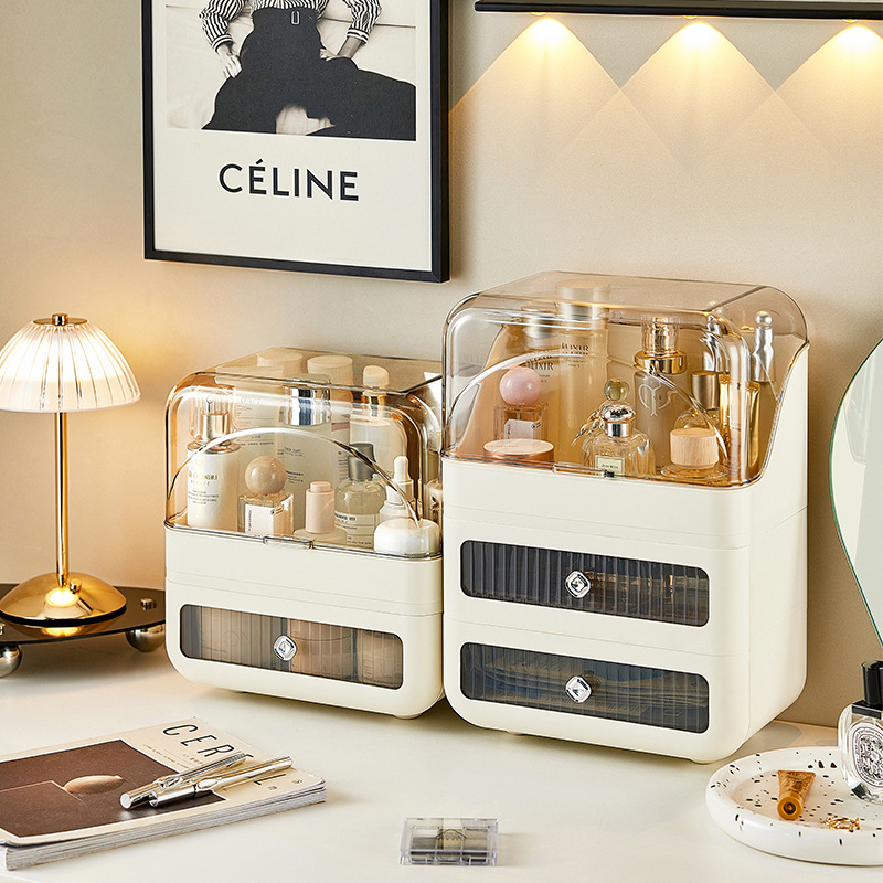 Y169-129 Cosmetics Storage Box, Cosmetics Box, Desktop Storage Cabinet, Item Organization Box, Cosmetics Storage cabinet detail image 9