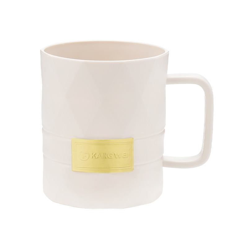 K36-9922 Light luxury brushing cup, thickened fashionable mouthwash cup, student couple washbasin cup, plastic toothbrush cup Specification image