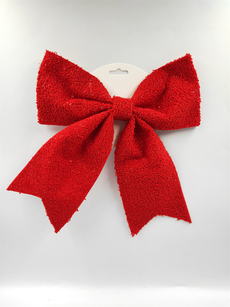 Cheung Chau Christmas Cross Border Custom Christmas Pendants Christmas Decorations Christmas Bows Mini Christmas Tree Fabric Pendants Accessories Specification drawing