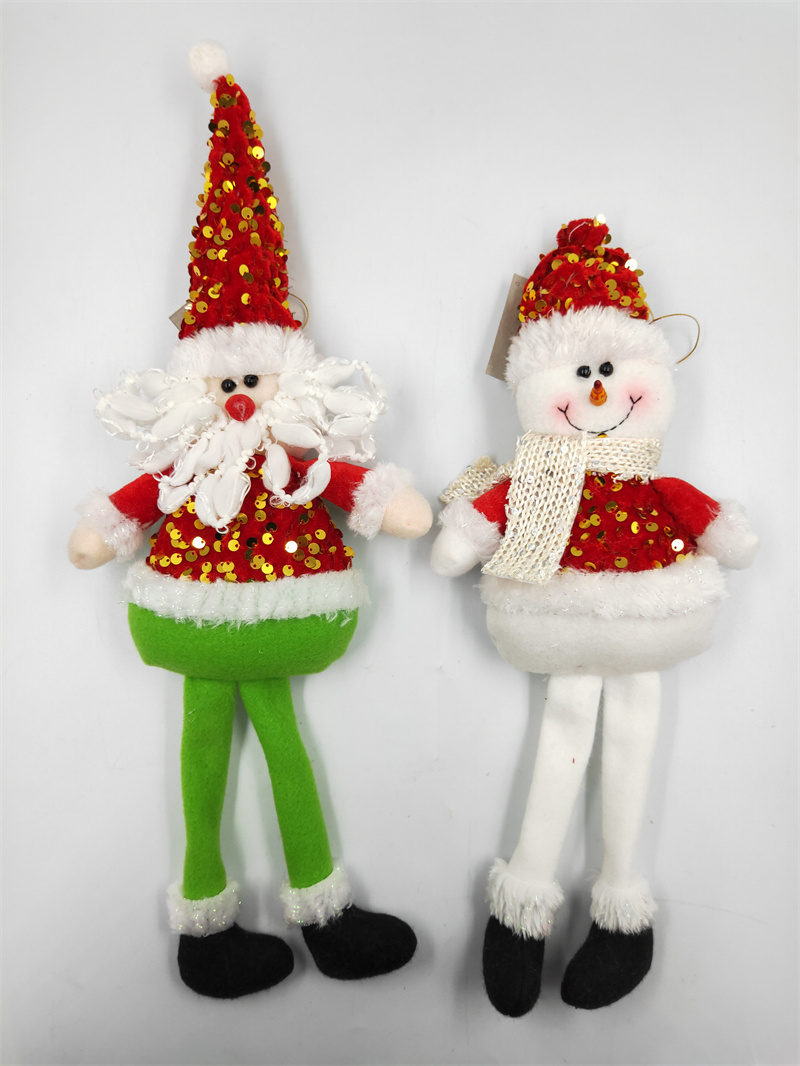 Xiangzhou Christmas: Cross-border Best-selling Christmas dolls, long-legged old men, snowman dolls, Christmas decorations, upgraded display items, window display items Application Scenario