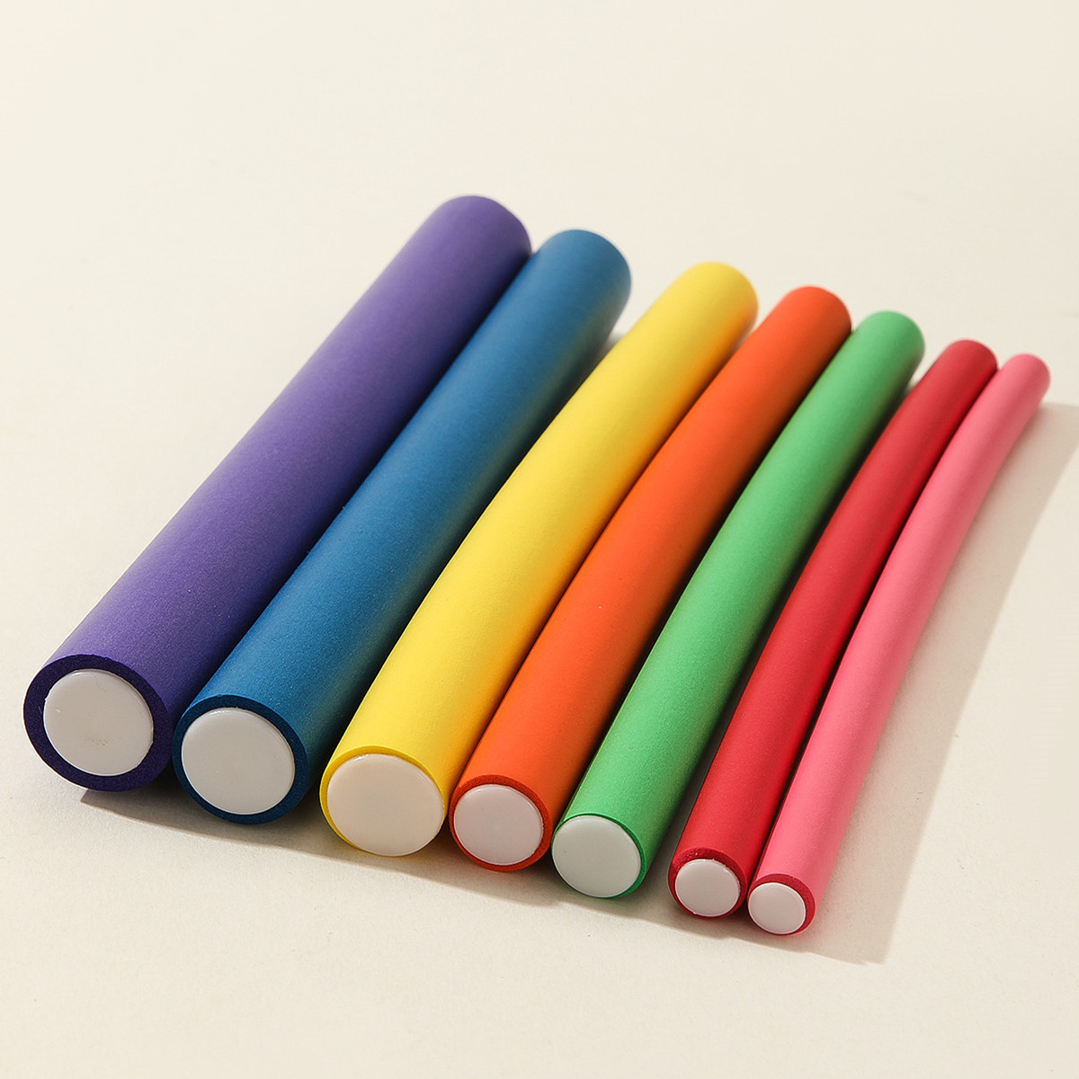 Sponge curling iron, universal bar curling iron, curling iron tube color random color Item Picture