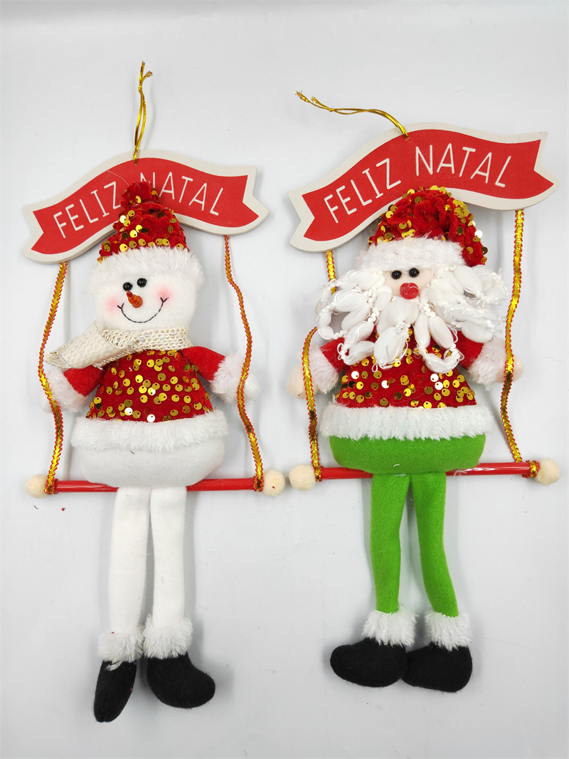 Xiangzhou Christmas: Cross-border Best-selling Christmas dolls, long-legged old men, snowman dolls, Christmas decorations, upgraded display items, window display items Item Picture