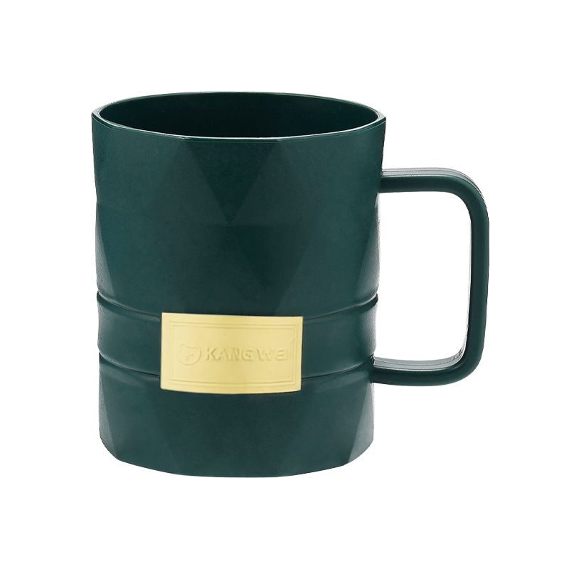 K36-9922 Light luxury brushing cup, thickened fashionable mouthwash cup, student couple washbasin cup, plastic toothbrush cup details Picture