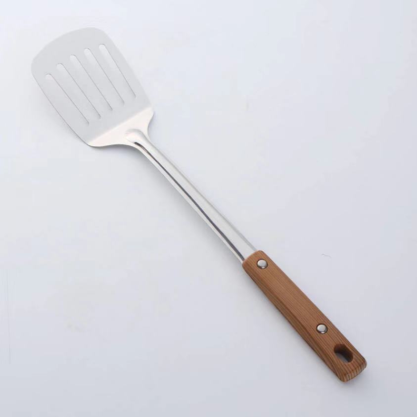 Stainless Steel Spatula Spoon Kitchenware Set Full Household Cooking Spoon Spatula Kitchen Spatula Slotted Spoon Hotel Supplies details Picture