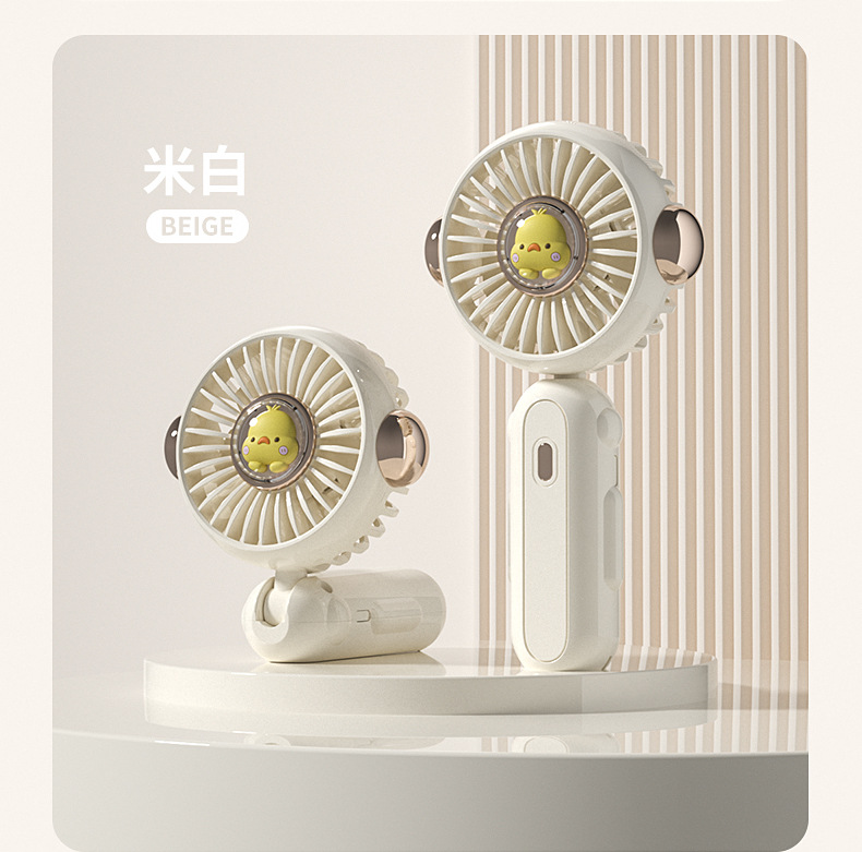 2023新品手持迷你折叠便携式口袋风扇USB充电桌面小电扇爆品详情17